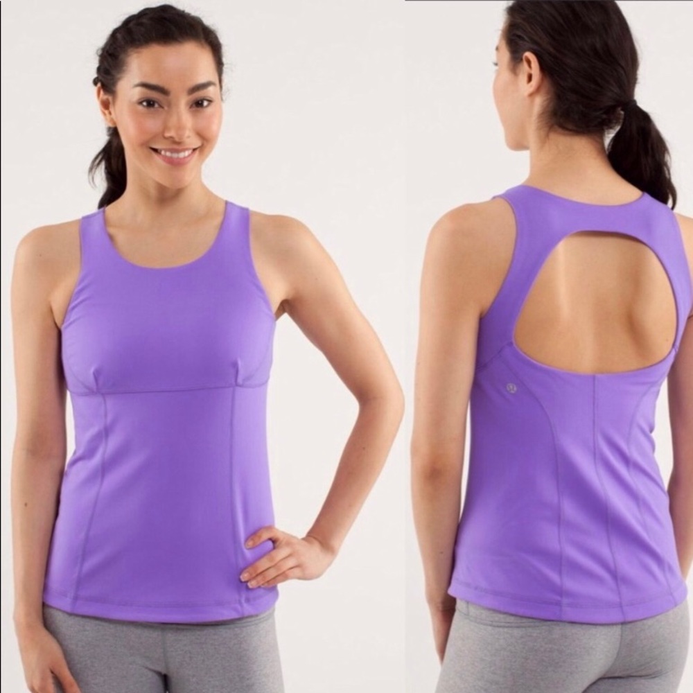 🎉HOST PICK 🎉 Lululemon Swank Tank, Power Purple, Size 4